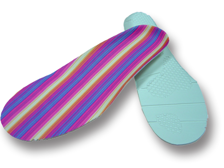 Colorful Stripes Insole F4